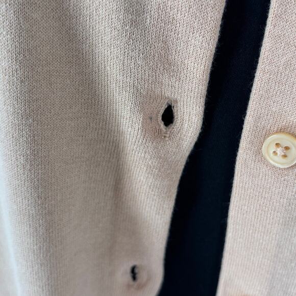 J. Crew Camel Tan Jackie Cotton Blend Cardigan Sweater - Picture 9 of 12